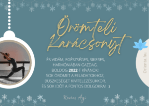 Örömteli Karácsonyt és 2022-t | Orienta.hu